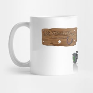 Saint Patrick greetings card Mug